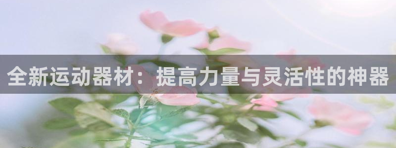 凯捷体育开户：全新运动器材：提高力量与灵活性的神器