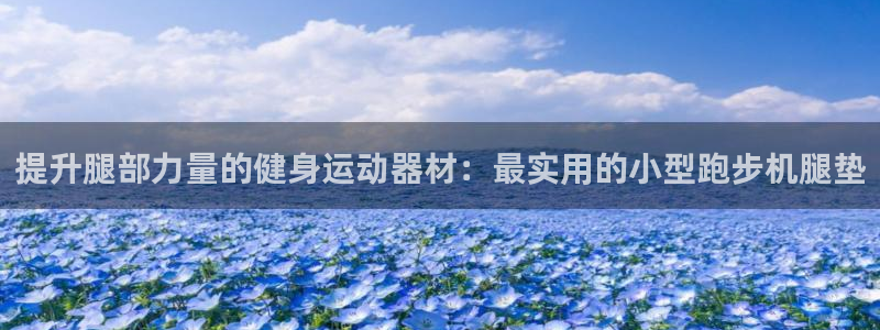 注册凯捷体育：提升腿部力量的健身运动器材：最实用的小