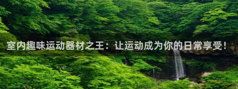 凯捷体育集团官网网址：室内趣味运动器材之王：让运动成为你的日